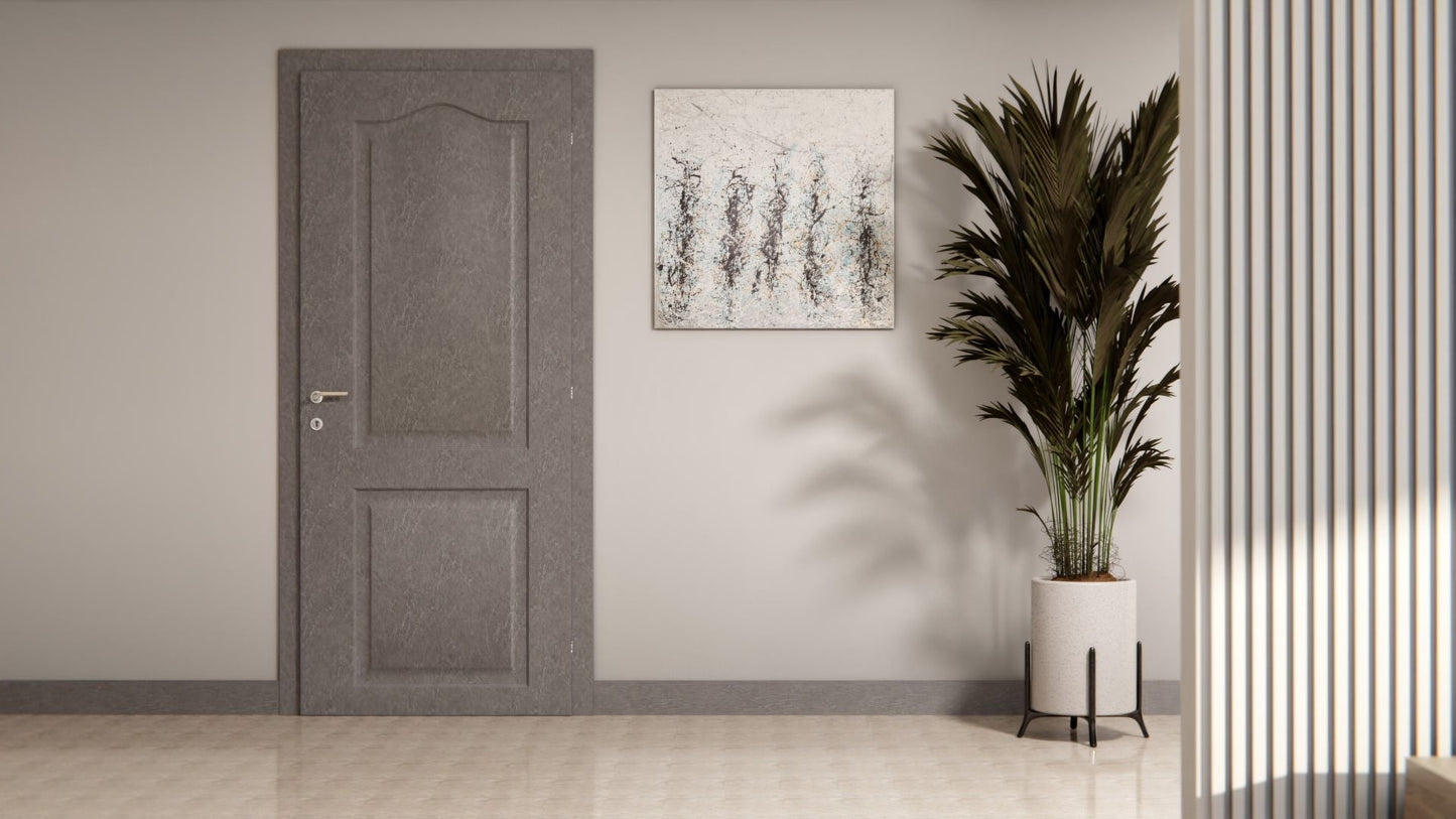 Wrapfolie Light Etruscan Grey | 122x100cm | licht effen grijs