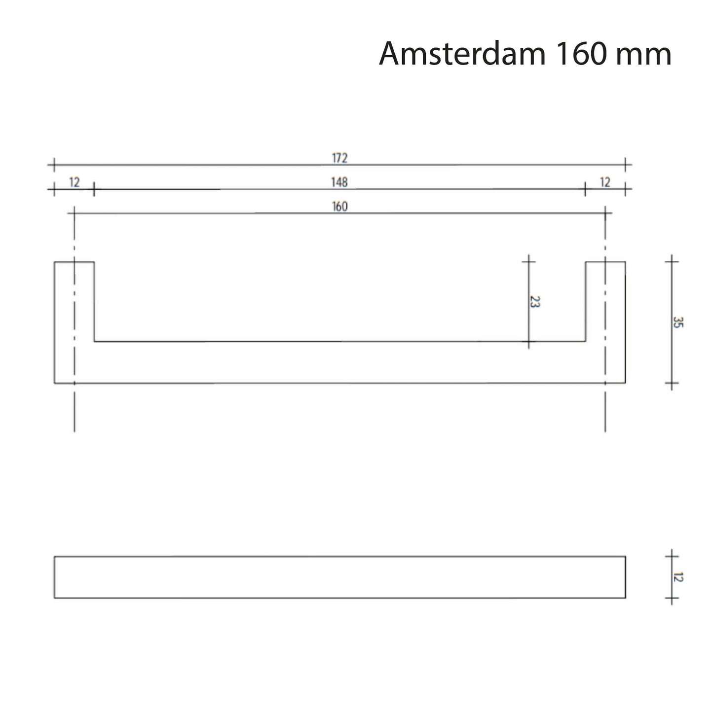 Handgreep - Amsterdam | RVS