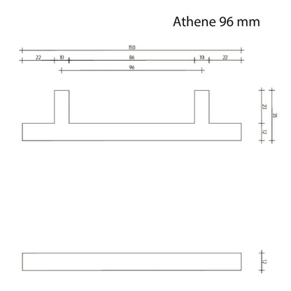 Handgreep Athene | RVS