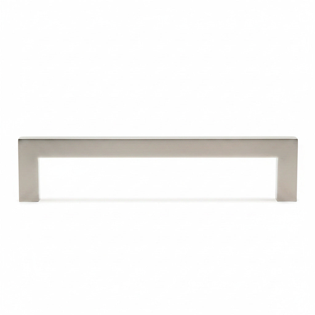 Amsterdam RVS zilver meubelgreep vooraanzicht