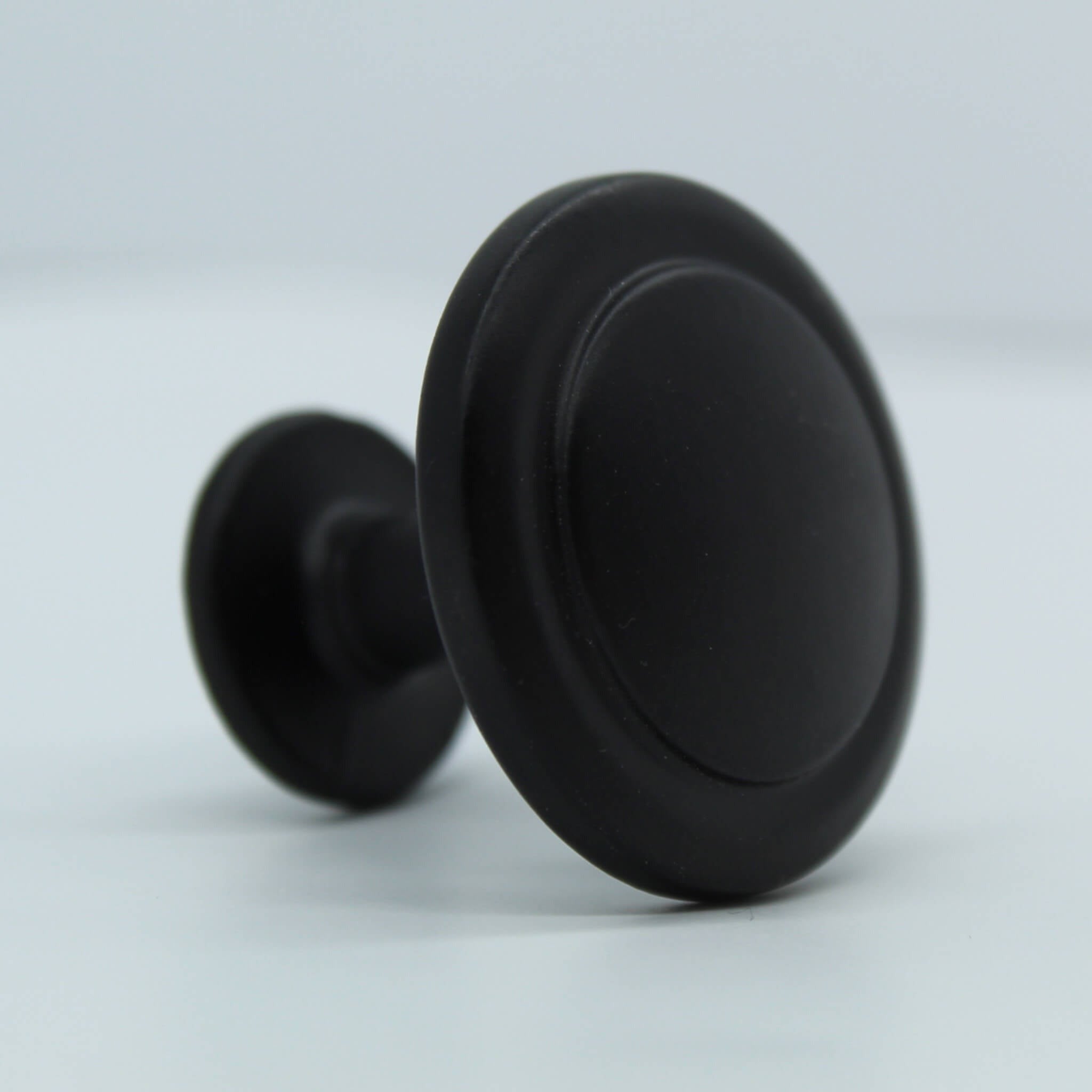 knop helsinki eenvoudig maar modern design matzwart setup sfeer