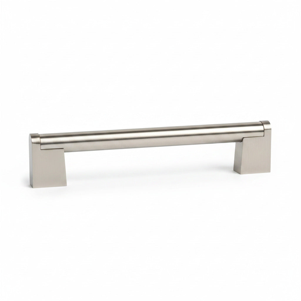 Manchester RVS zilver meubelgreep 3/4 hoek