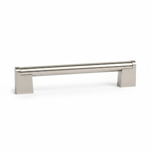 Manchester RVS zilver meubelgreep 3/4 hoek